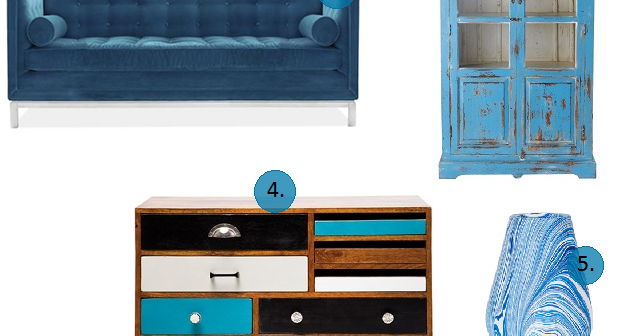 EDYTA DISEÑO & DECORACIÓN - BLOG DE DECORACIÓN : MUEBLES EN AZUL / BLUE