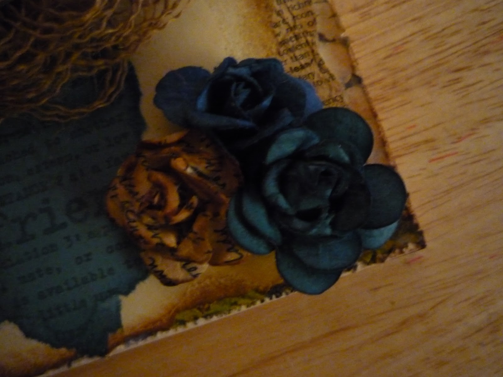 Crafting on the Cheap Grunge Note Card