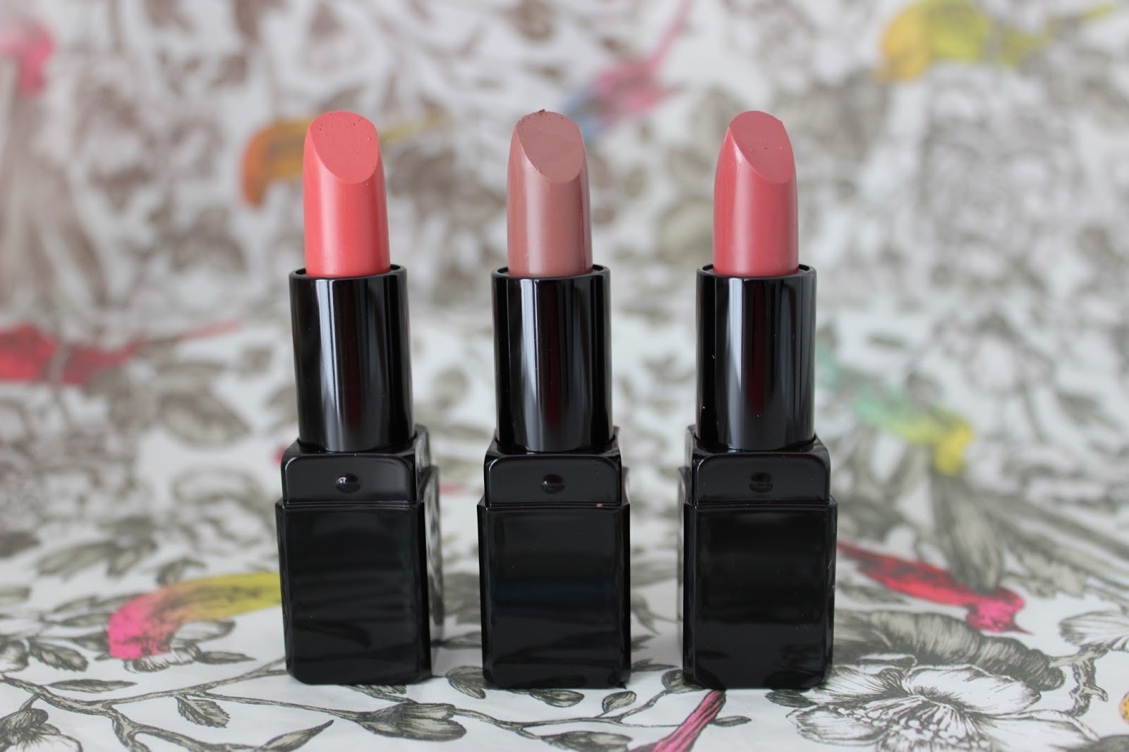 Illamasqua glamore nude Cherub, Buff and Mix lipsticks