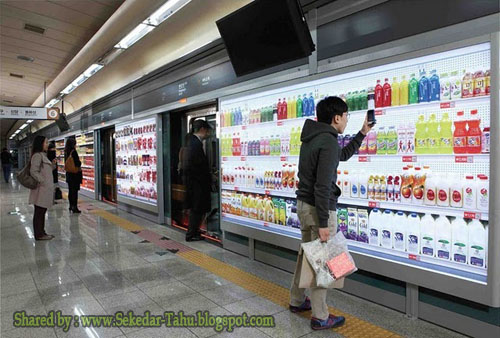 Seoul subway Seolleung virtual store