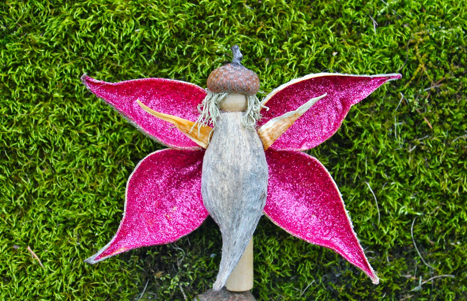 Twig and Toadstool Milkweed Pod Fairies