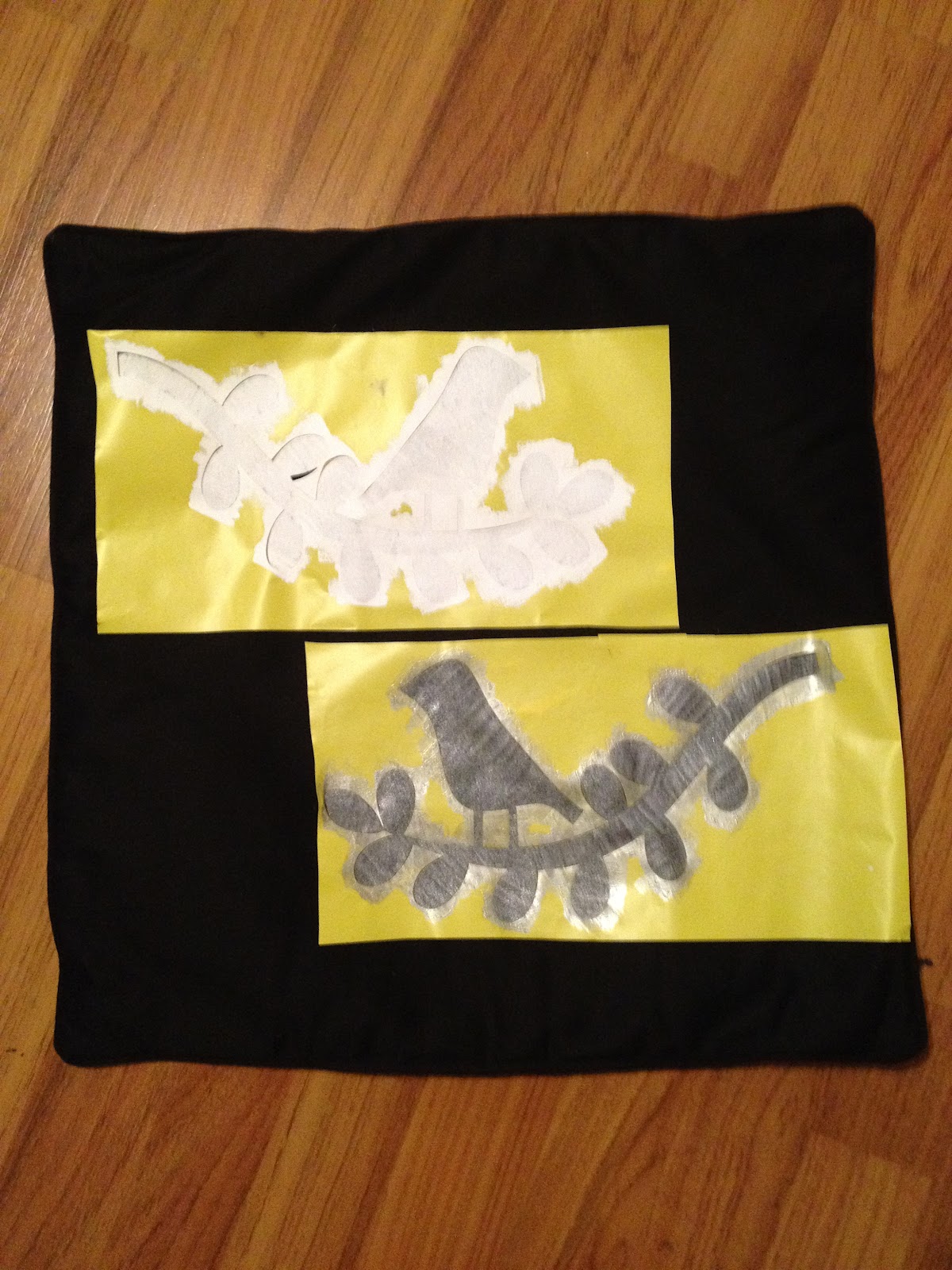 The Simple Life {DIY} Painted Pillowcase