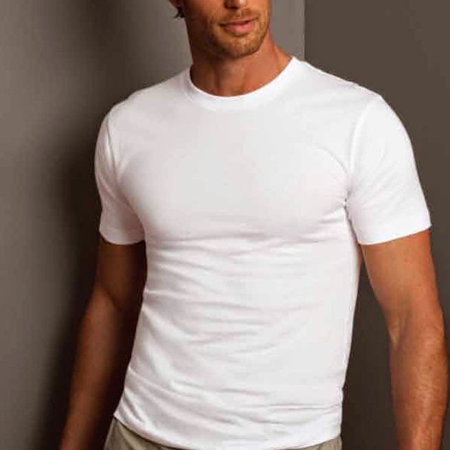 Paso patterns fitted crew neck t shirt men s white sleeves amazon
