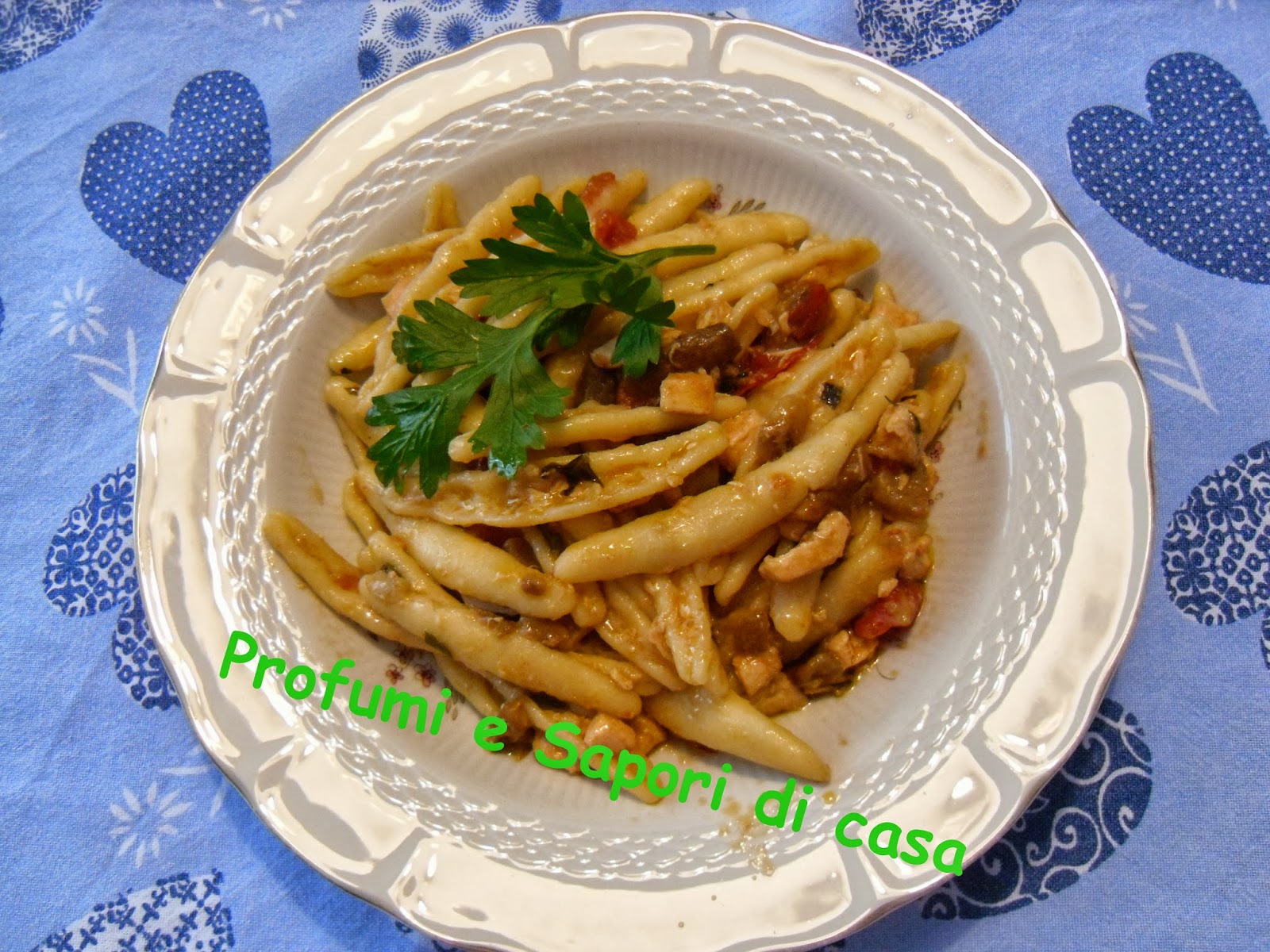 Profumi e Sapori di Casa Cortecce Salmone e Funghi Porcini