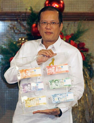 Philippine President Aquino New Money
