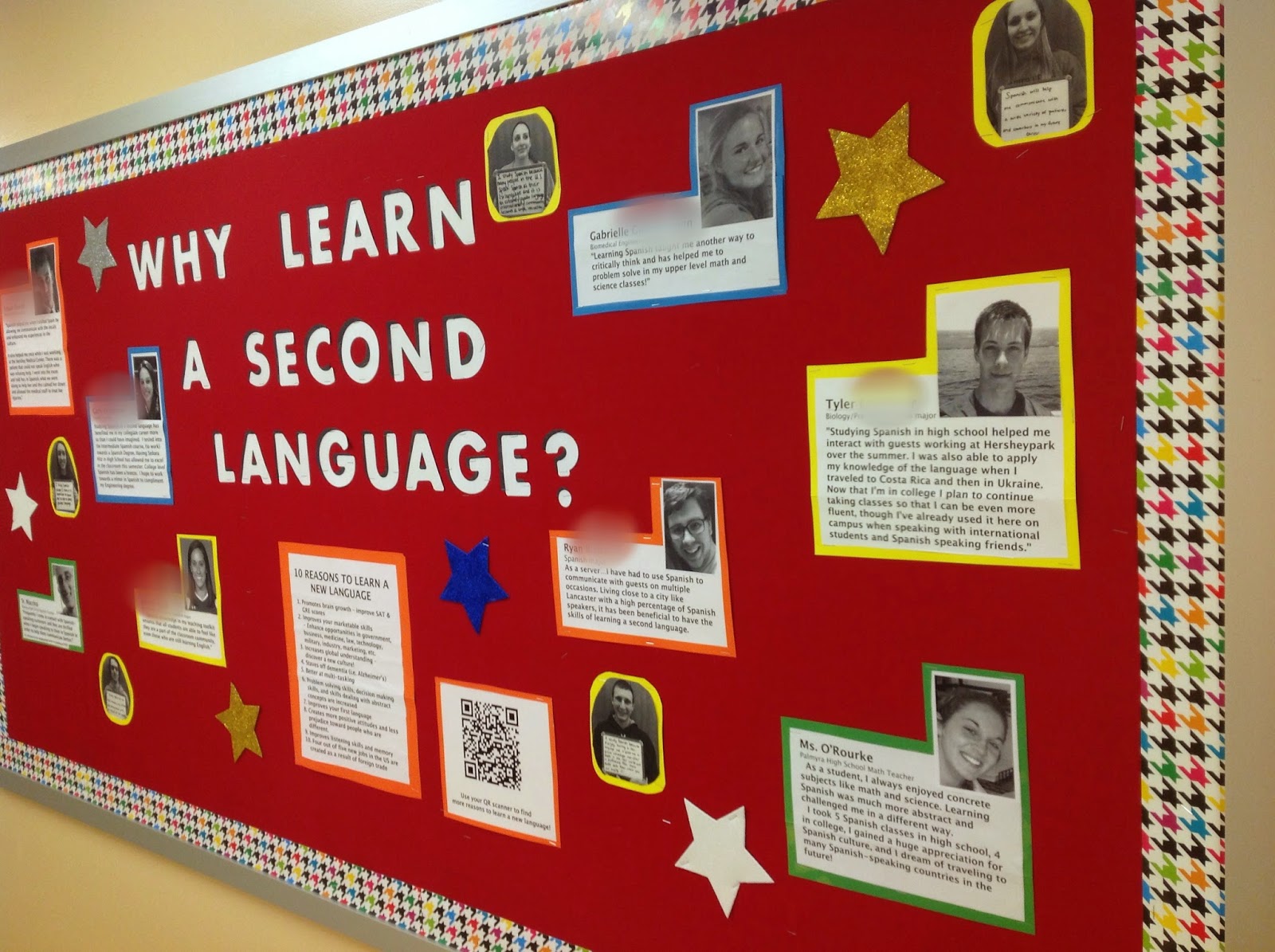 Teaching Spanish w/ Comprehensible Input Bulletin Board Why Learn a