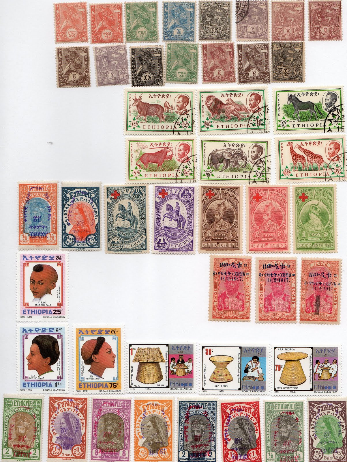 Ethiopedia or Encyclopedia for Ethiopia Stamps of Ethiopia Volume 1