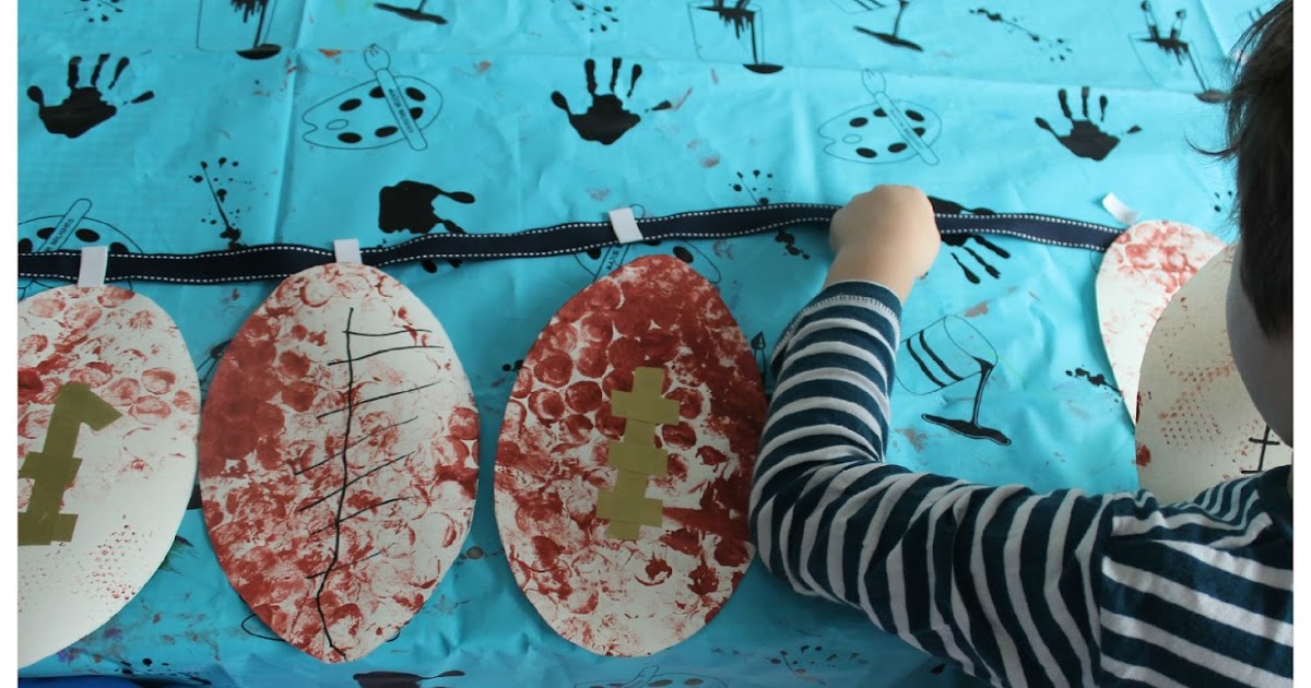 Rugby Ball Bunting Play and Learn Every Day