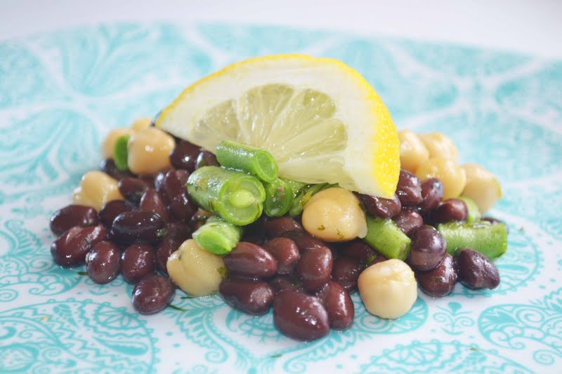 Lemon Dill Three Bean Salad Baked New England