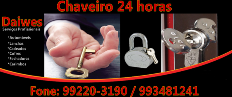 CHAVEIRO 24 HORAS EM MANAUS 