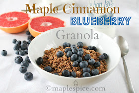Maple Cinnamon Blueberry Granola
