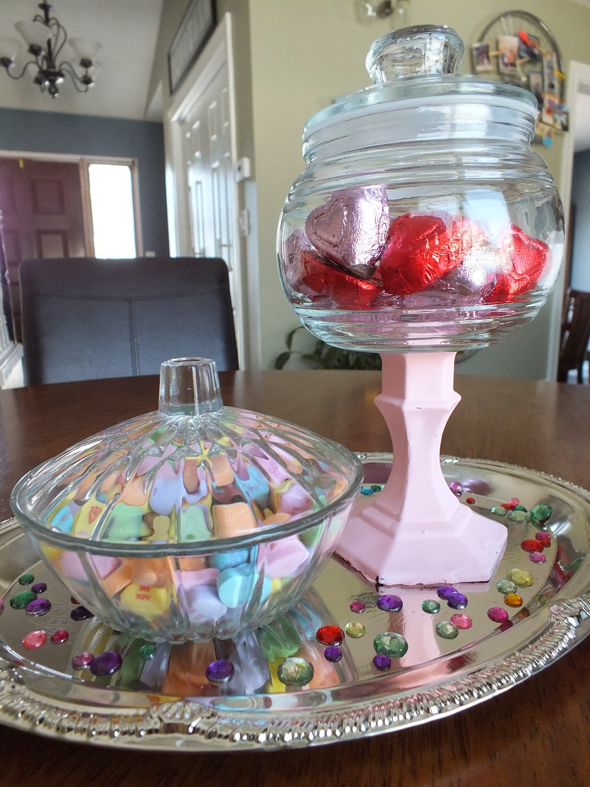 Smothered & Covered Valentine's Candy on Display