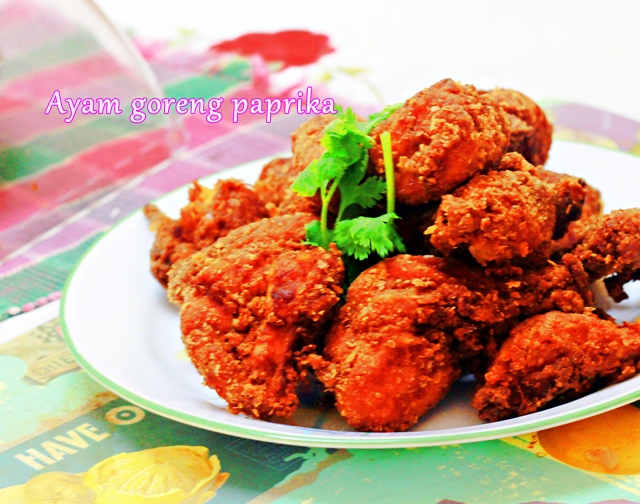 Catatan harian dunia masakan Ayam goreng paprika