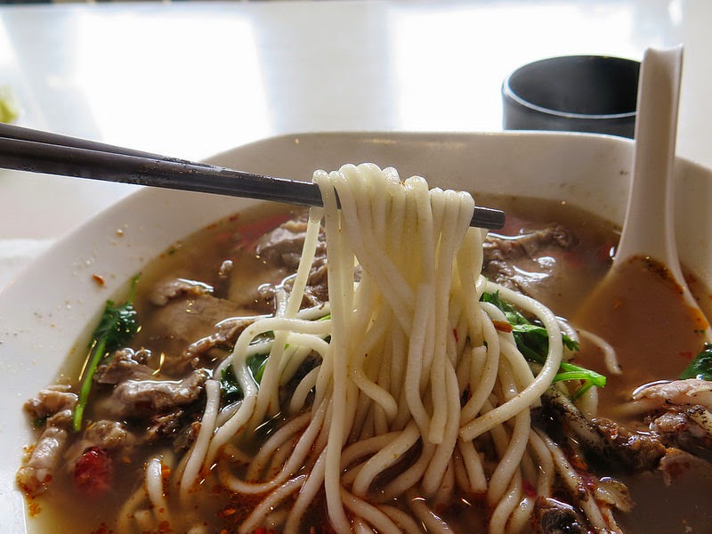 Full Noodle Frontity Spicy Beast Noodle Soup At Oakland Chinatown's