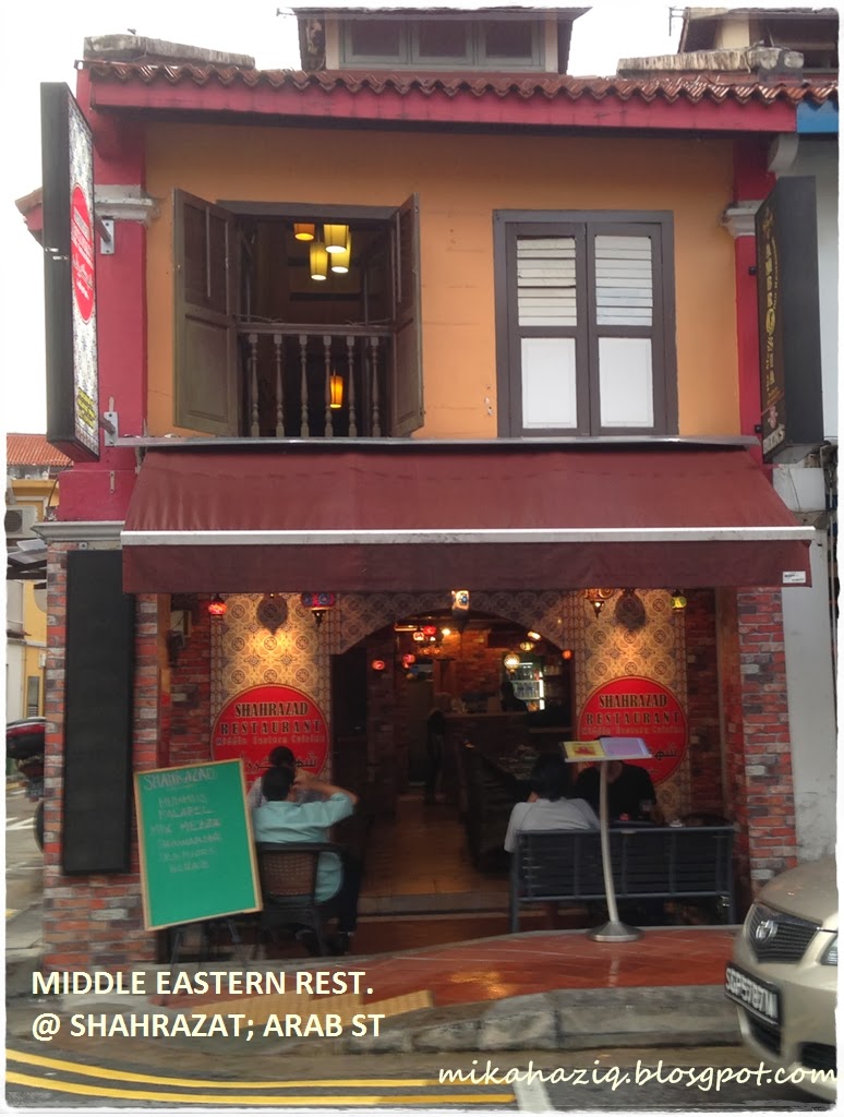 mikahaziq Halal Restaurant at Arab Street Singapore Shahrazad Middle