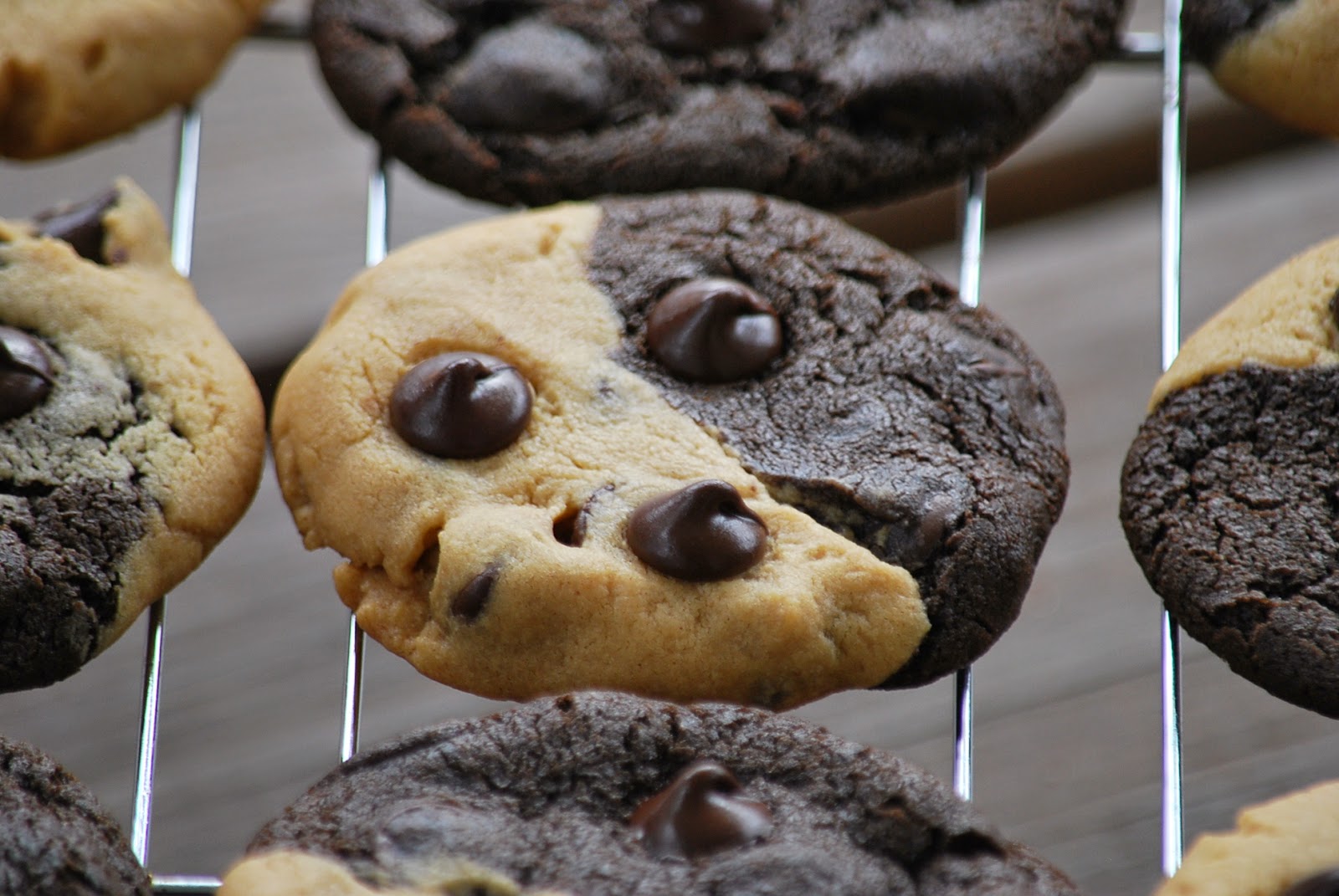My story in recipes Chocolate Peanut Butter Swirl Cookies