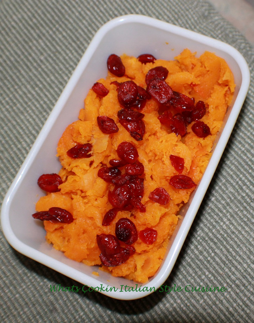 Roasted Butternut Squash with Dried Cranberry Recipe What's Cookin