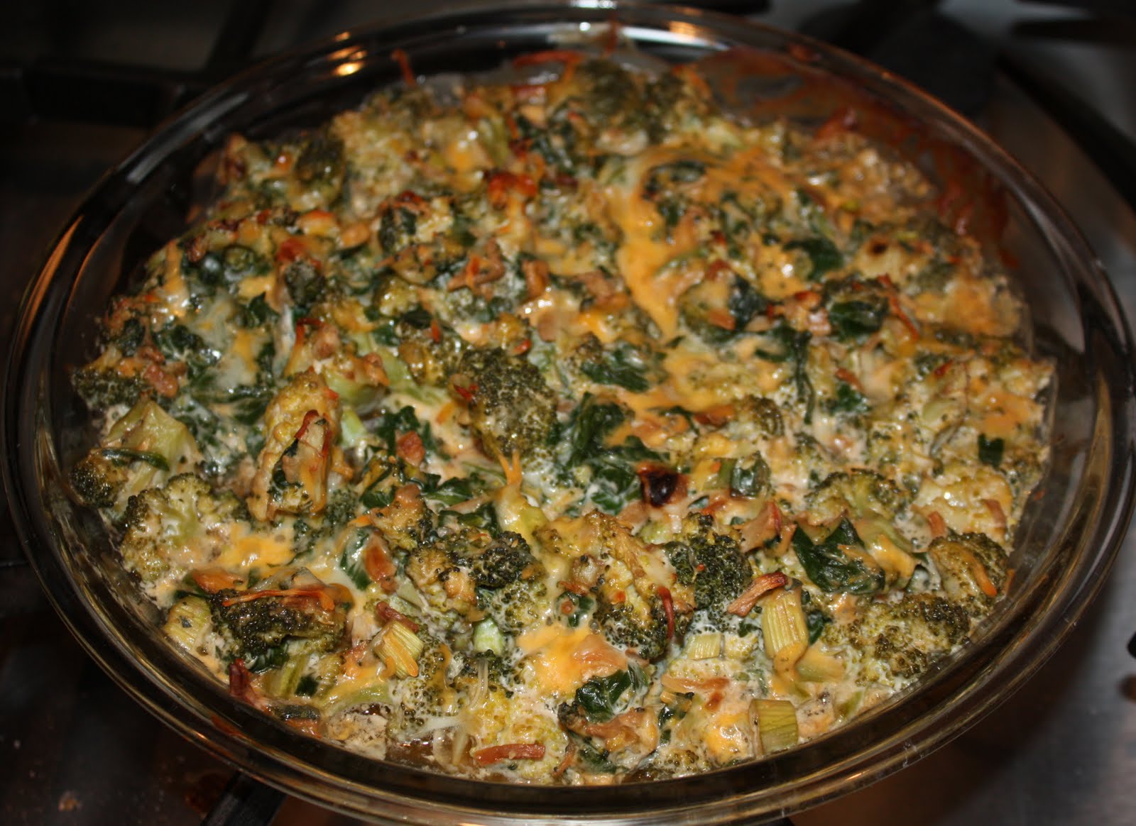 Foodie In The Mountains BroccoliSpinach Casserole