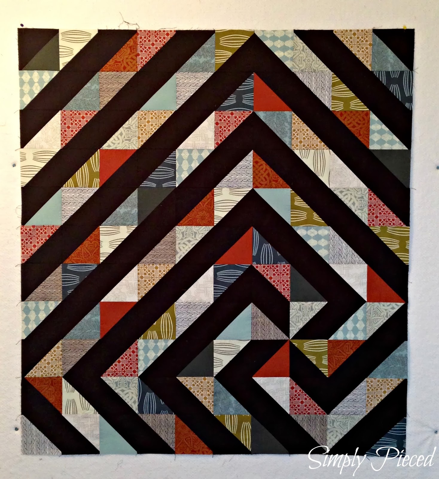 Simply Pieced A Twisted Path Quilt Tutorial