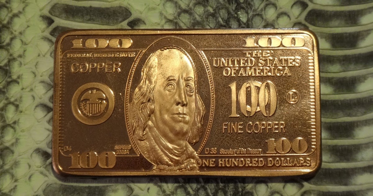 Base Metals Bullion Various Copper Bullion Art Bars 1oz, 10 gram and 5