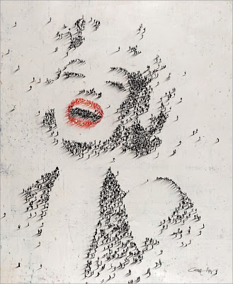Keren | Potret Marilyn Monroe Dari Ratusan Manusia [ www.BlogApaAja.com ]