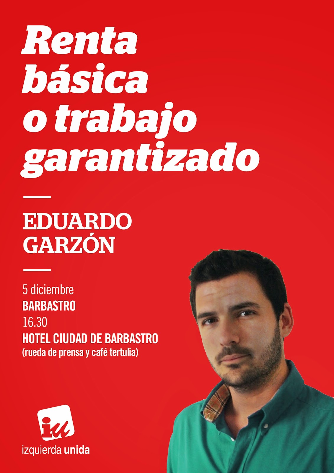 CAMBIAR ESTADILLA Eduardo Garzón en Barbastro