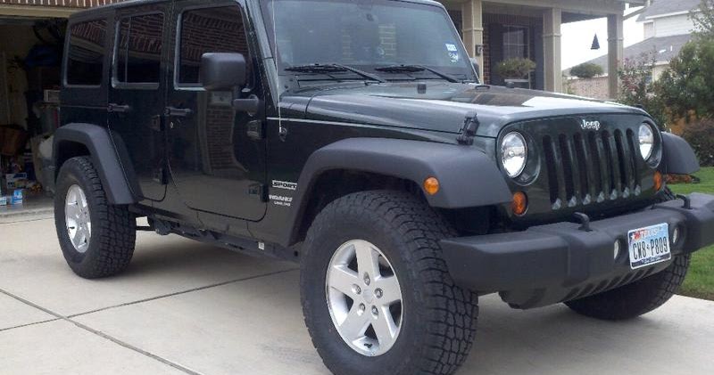 My Jeep Wrangler Jk Largest Tires Can Fit On Stock Jk
