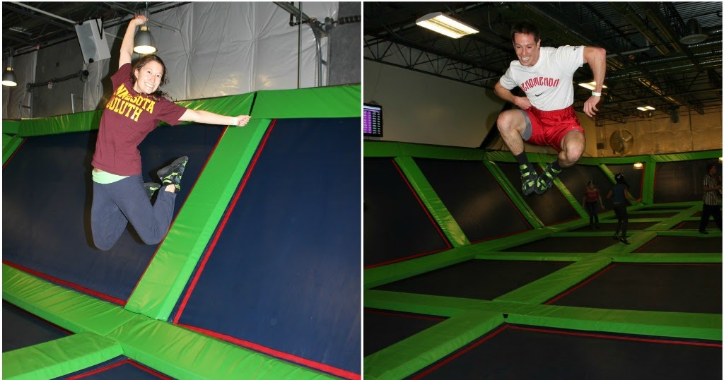 It's the little things in life... Rebounderz Trampoline place