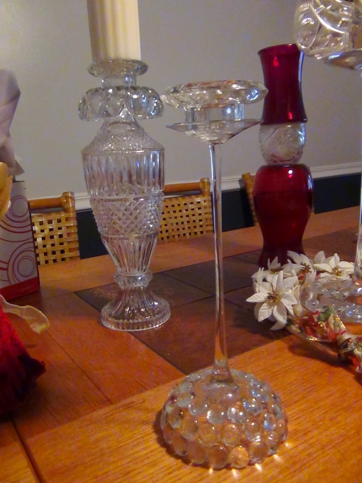HOW TO MAKE CANDLE HOLDERS/CENTERPIECES FROM