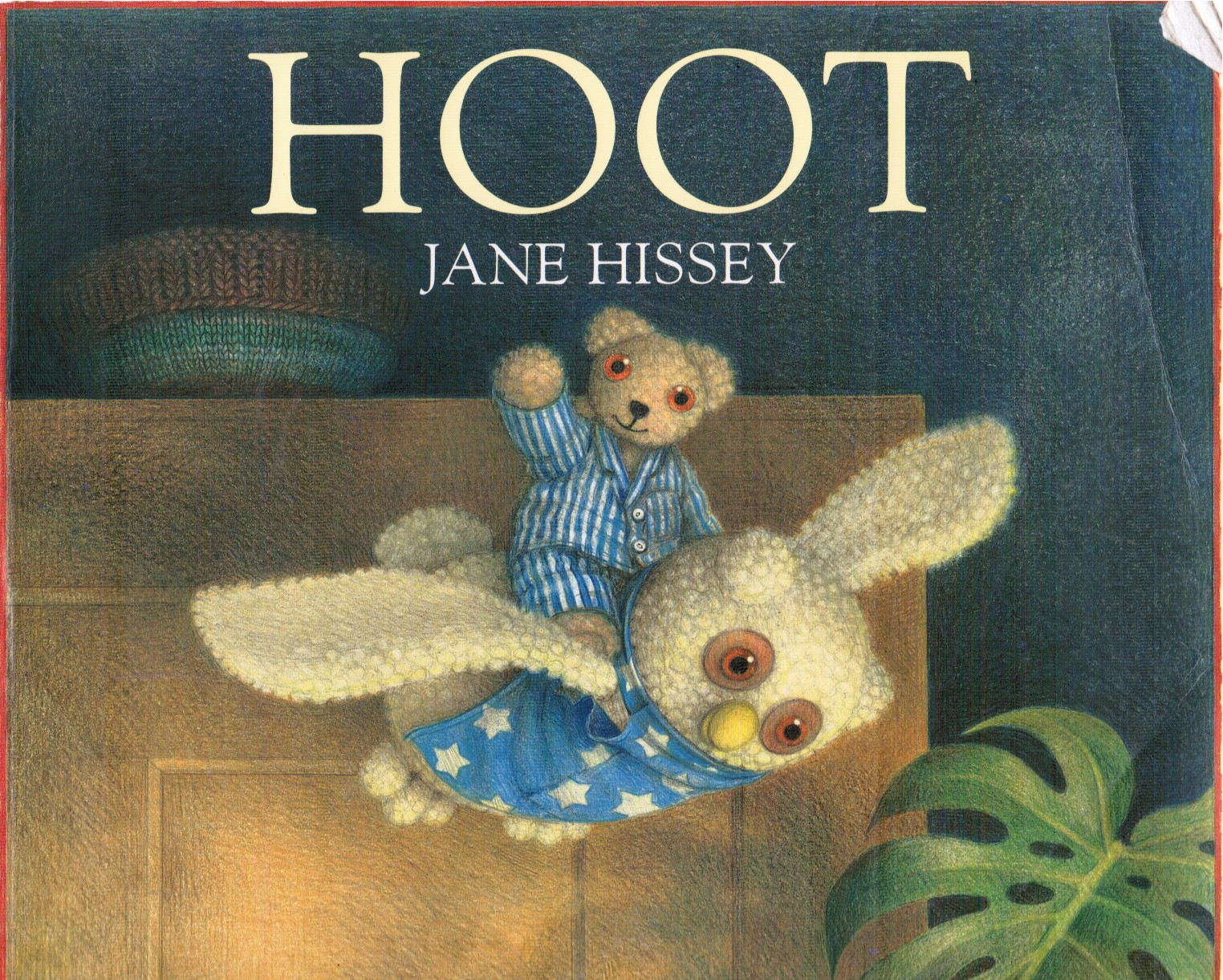 Pictures from an Old Book "Hoot" by Jane Hissey, Published by Red Fox, Random House Children's