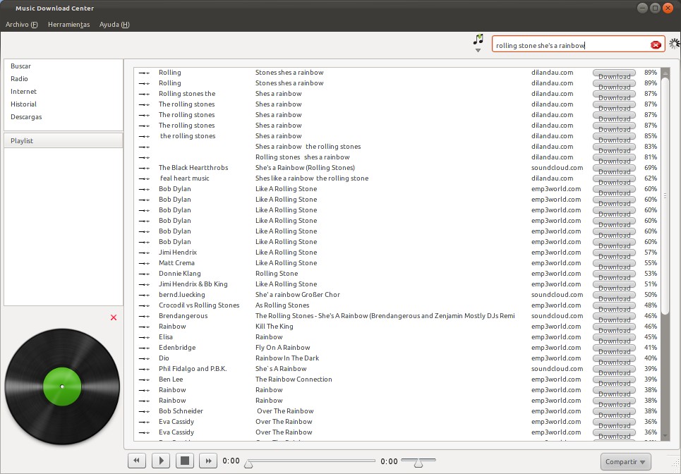Music Download Center, descarga de música directa para Windows, Linux y