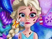 Play with Elsa in this new game, Frozen Injured Elsa is a game where you must cure the princess Elsa after injury in an accident while playing with his sister. Make a complete medical checkup and apply different treatments to cure Elsa.
Remove the thorns, heals wounds, apply injections, medicines and supplies many tasks to cure the princess Elsa.
Frozen Injured Elsa