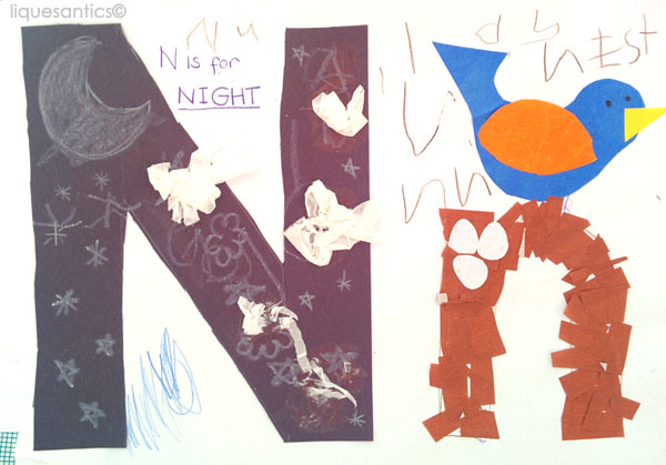 liques antics our letter of the week projects letter n art