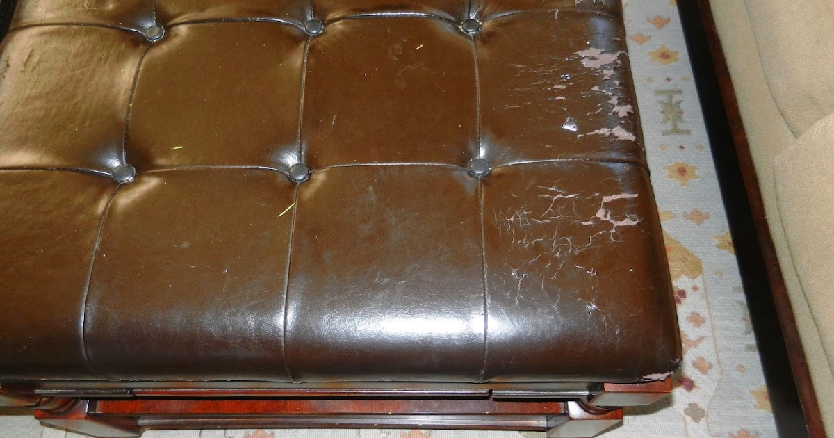 Cracked, Jacked Ottoman is now Newest Addition to the Family Room