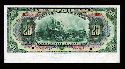 Venezuela Bolívar billete de papel moneda