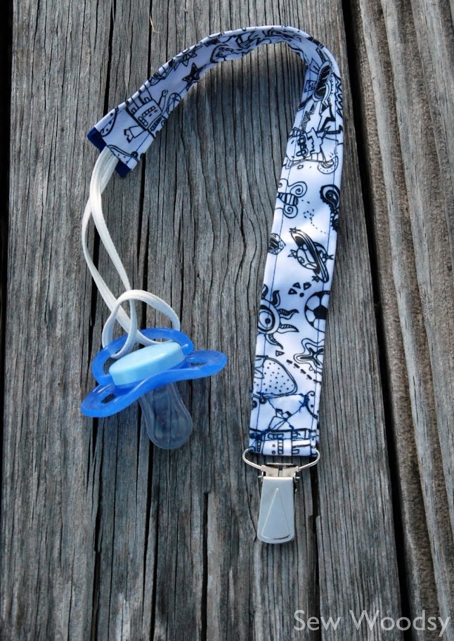 Pacifier Clip Sew Woodsy
