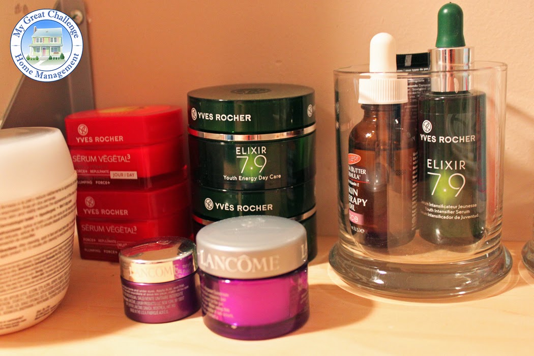 My Great Challenge Makeup and Skincare Storage