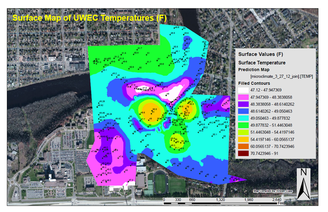 Kristen's Eau Claire Weather Journal GEOG 341 Maps and Images