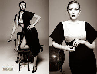 Magazines - The Charmer Pages : Elizabeth Olsen by Tom Munro for Vogue