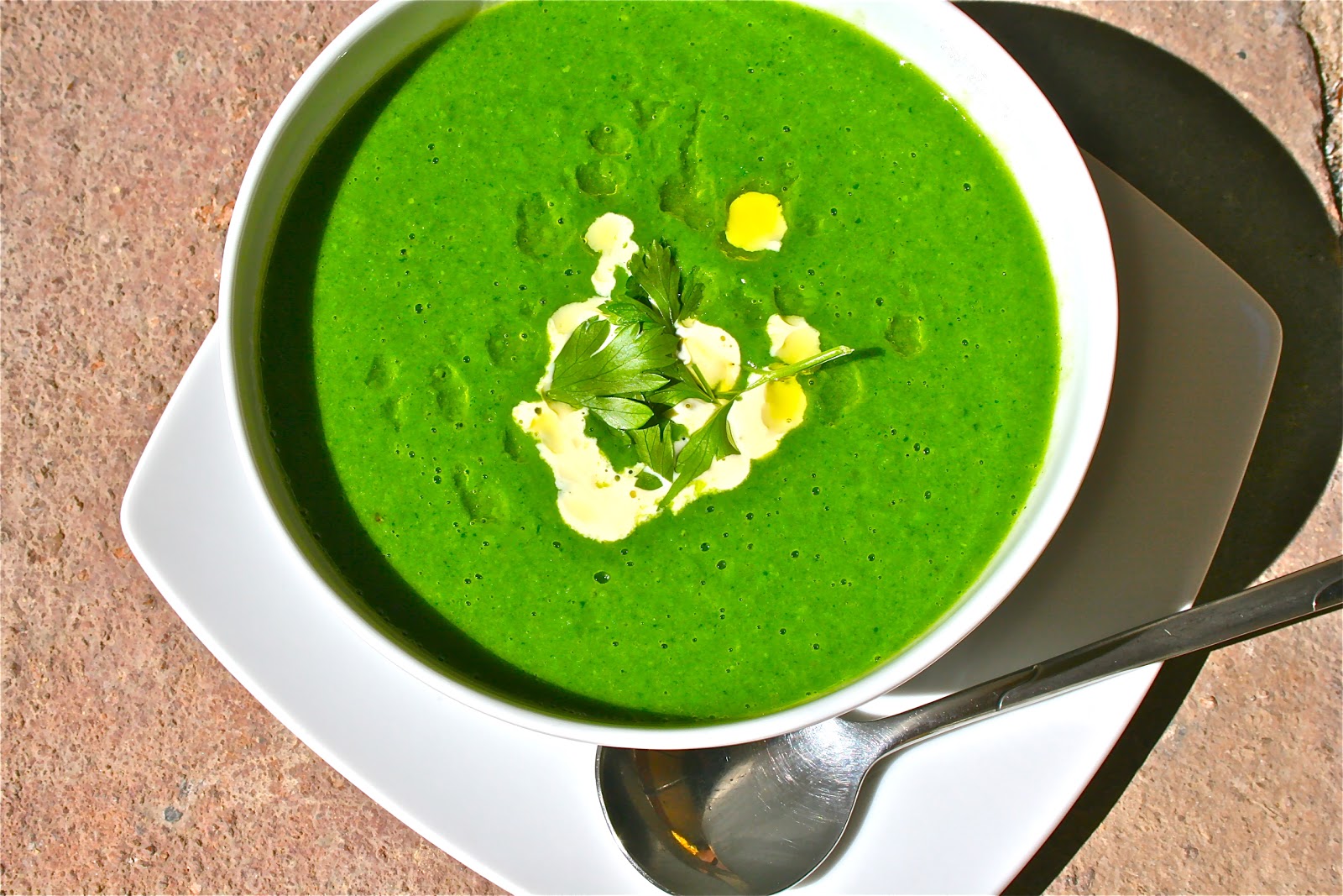 Johnny's Kitchen Pea & Truffle Oil Soup