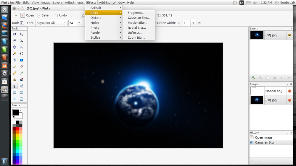 Paint Like Advanced Painting Program "Pinta" Reached To Stable Version 1.5 NoobsLab Ubuntu