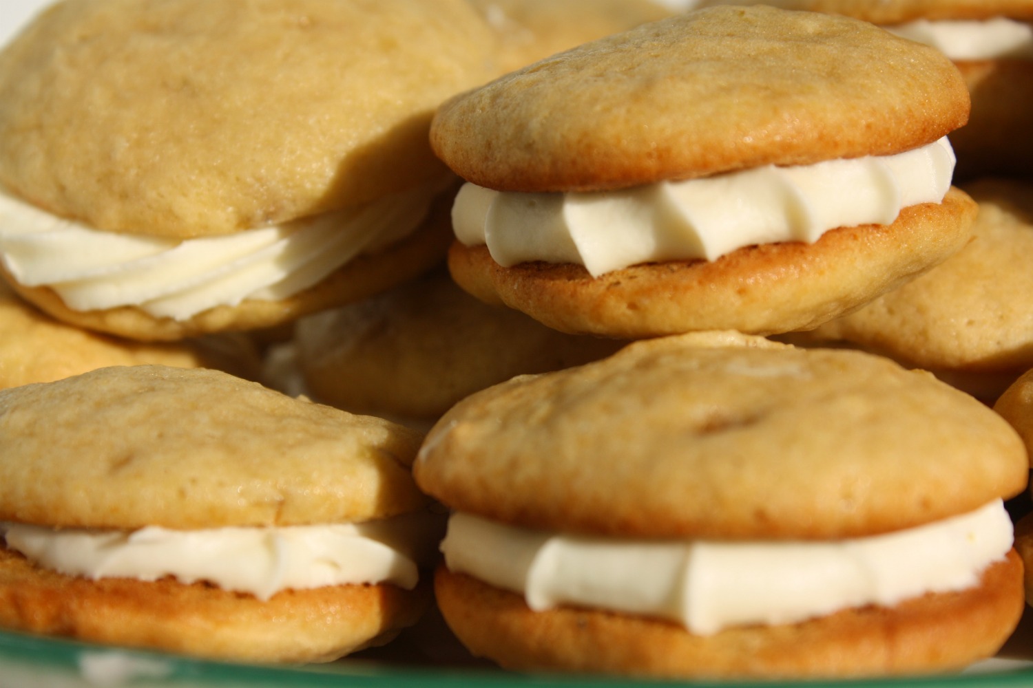 Rah Cha Chow Banana Whoopie Pies with Cream Cheese Frosting