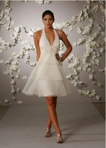 Vestidos De Novia Cortos Cuello Halter
