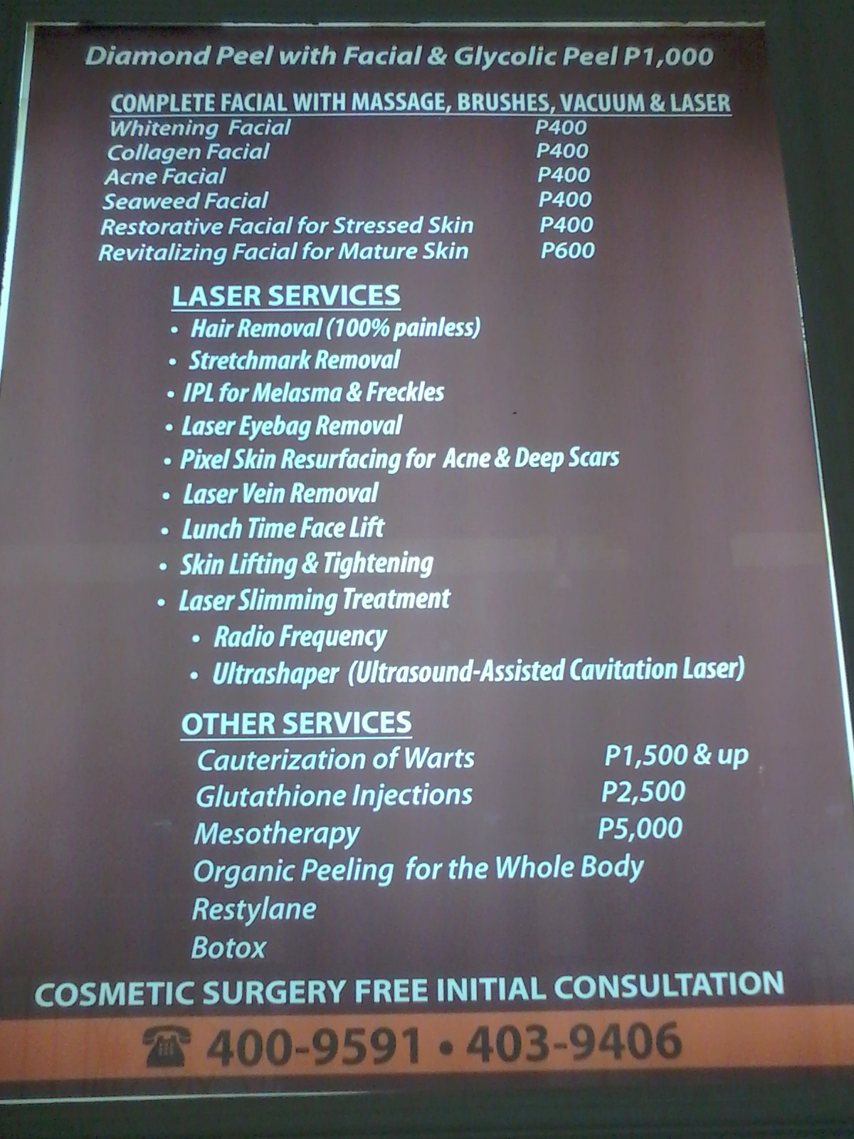 All About Family... Skin 101 appointment