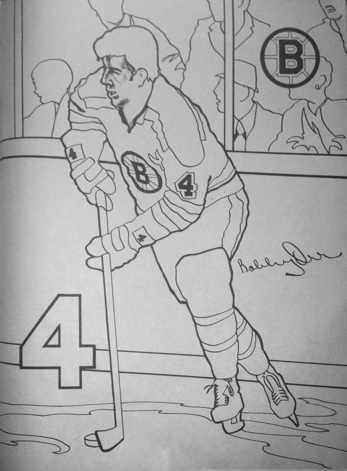 Boston Bruins Coloring Page - Funny Coloring Pages