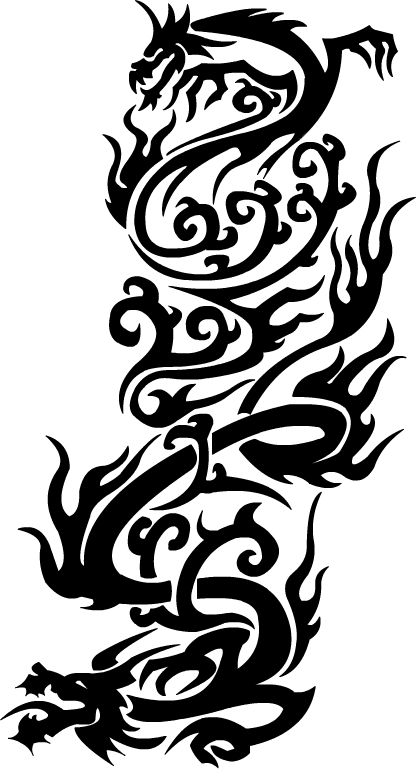 Dragon Tribal Tattoo