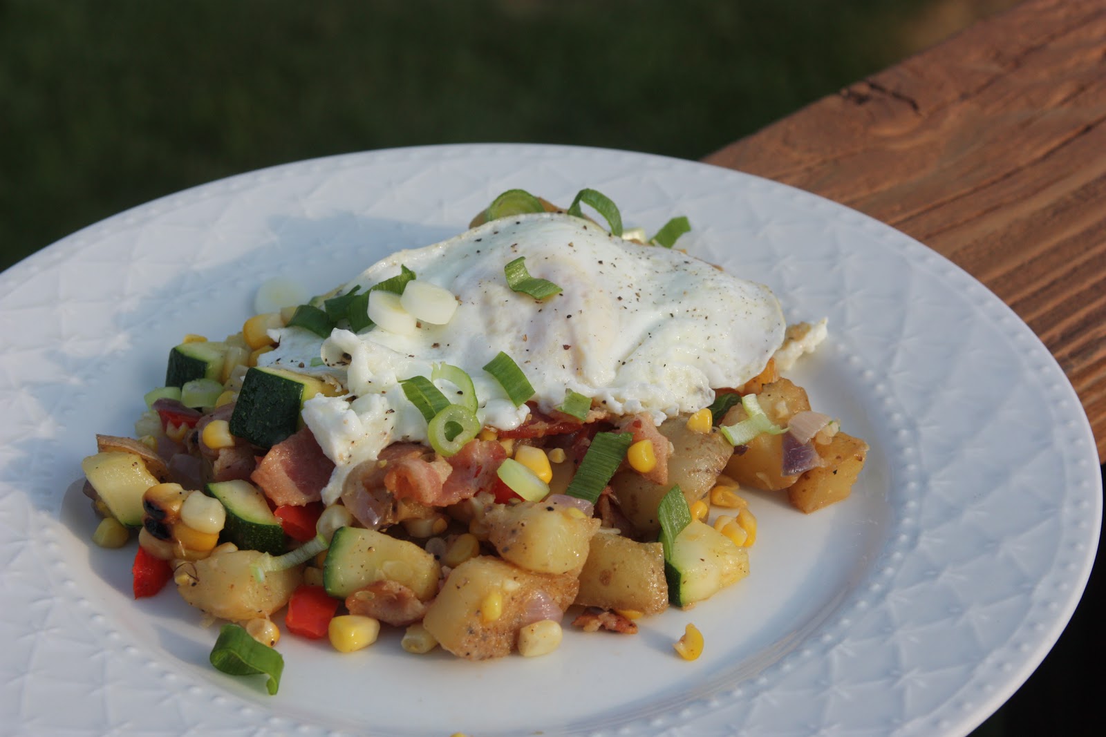 My Recipe Box Grilled Corn Summer Breakfast Hash
