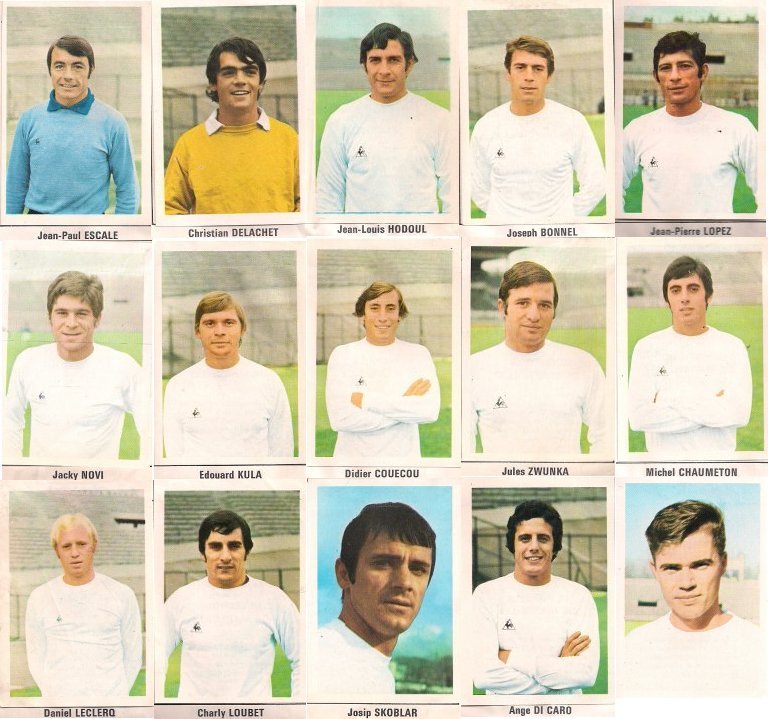 PANINI FOOT NOSTALGIE Album AgEducatif Foot 19701971 Championnat de