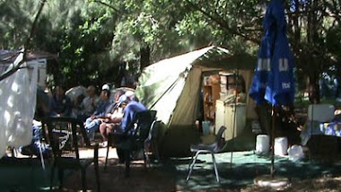 Some of the many tents at Sukkot camp