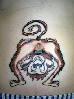 Cartoon Monkey Tattoos